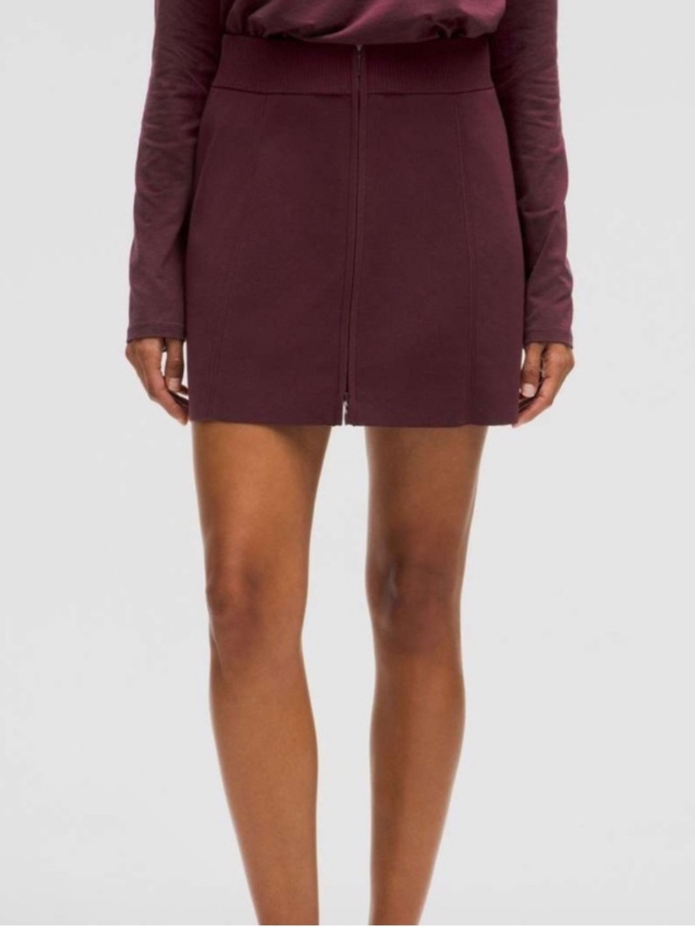 Lululemon RibbedKnit Mini Skirt
Garnet Burgundy Size Small